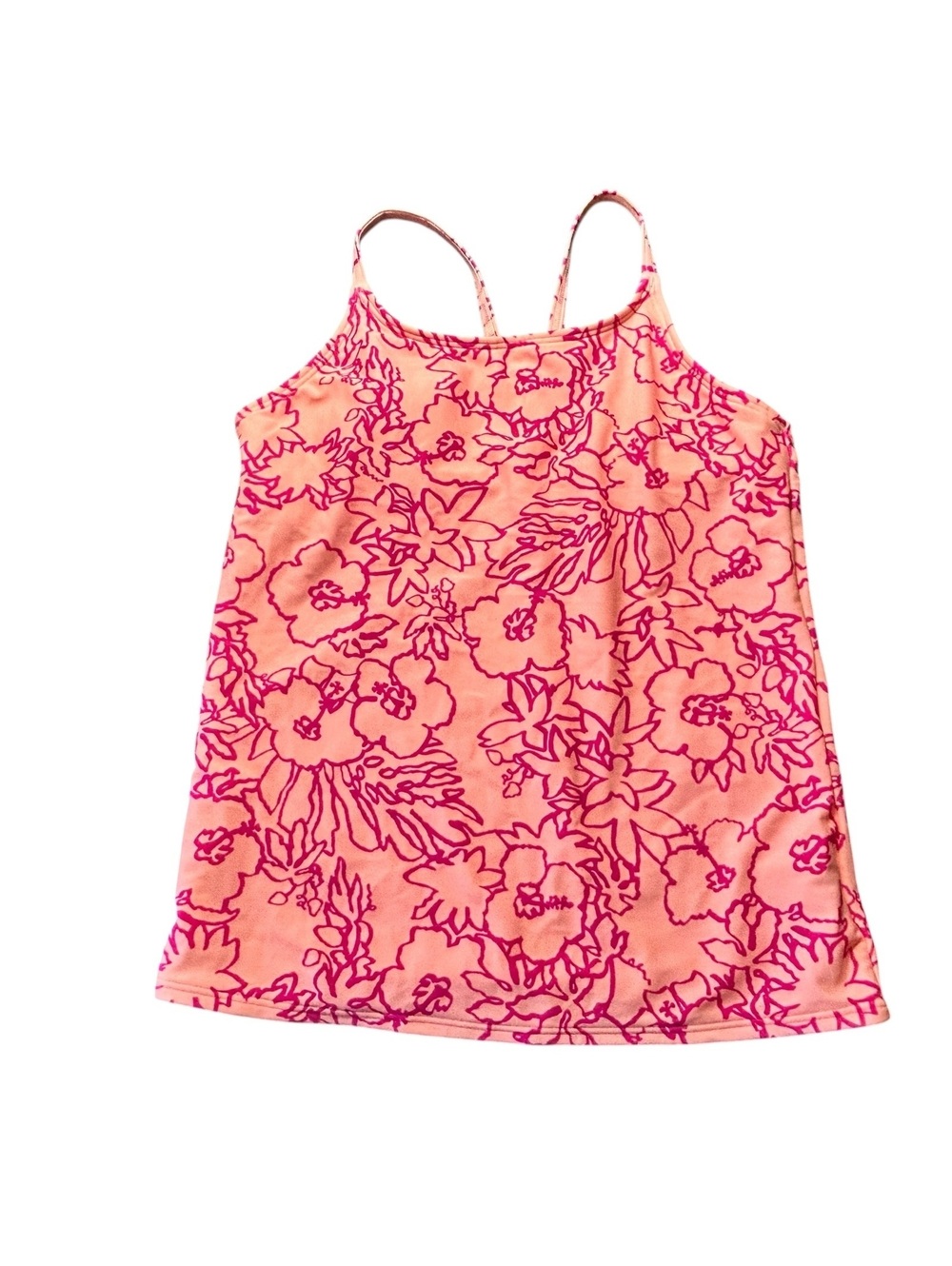 ATHLETA GIRL beachy keen tankini swim top size XXL/16 New